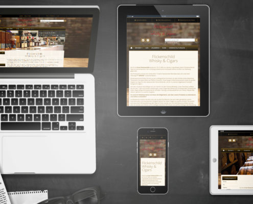 Darstellung Relaunch WHIZITA auf Laptop, Tablet und Smartphone