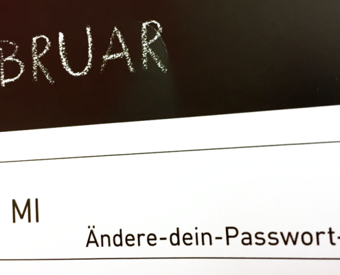 Eintrag im Kalender zum Ändere-dein-Passwort-Tag