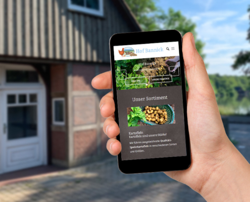 Responsive Website Hof Bannick