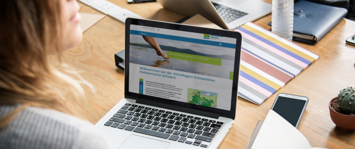 typo3go-aktivregion-shs Startseitenscreenshot der neuen Homepage Aktivregion SHS